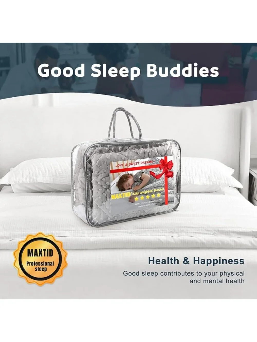 Cozy 3lb Weighted Blanket for Kids, 36